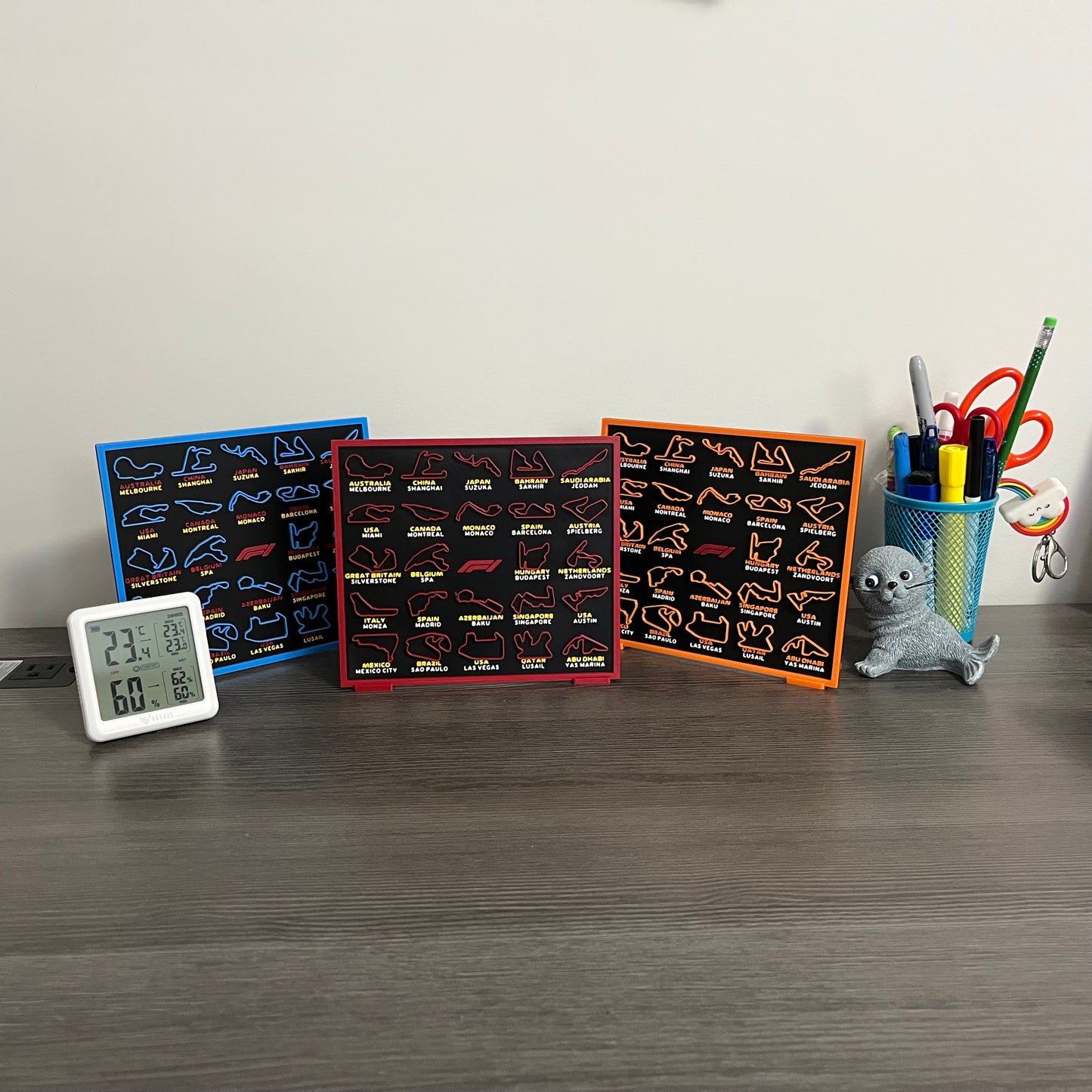 F1 2026 Race Calendar – 3D Printed