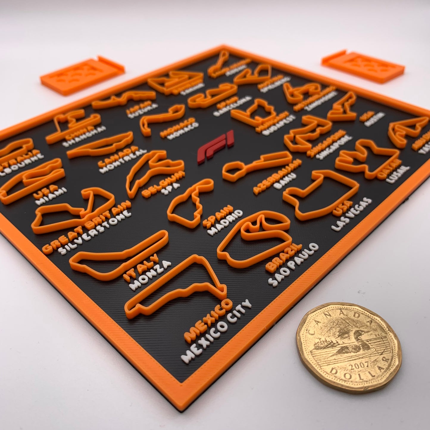 F1 2026 Race Calendar – 3D Printed